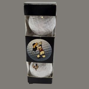 NIB NWOT Disney Mickey Mouse Maxfli Golf Balls Three Pack